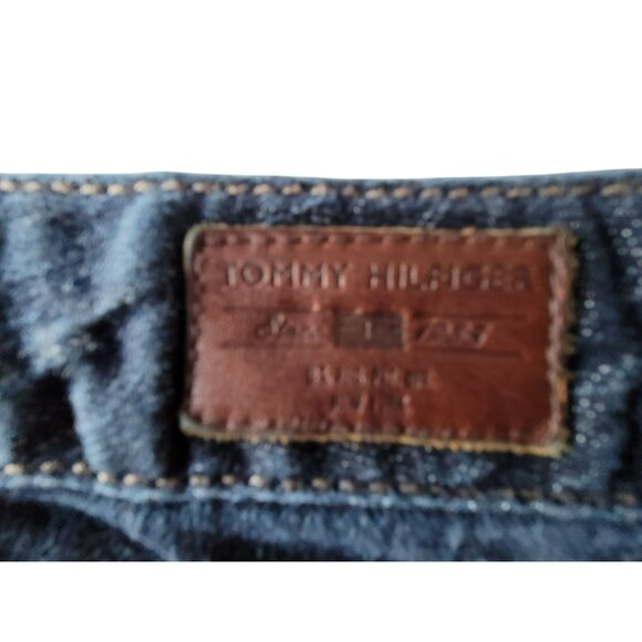 Tommy Hilfiger Jeans Hope Womens Size 14 R Cotton Dark Wash JH792 - Picture 4 of 4